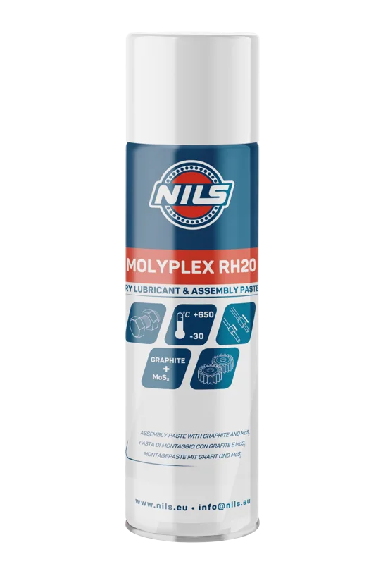 NILS Molyplex RH20 Spray – sprayfett med mos₂ och grafit från NILS